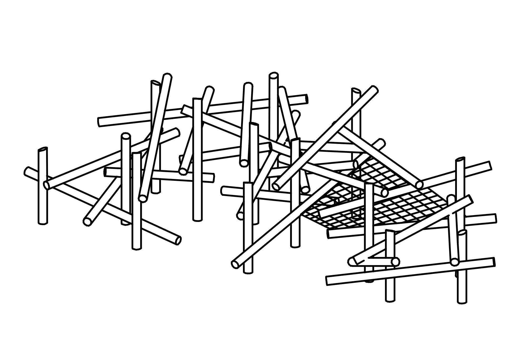 Timberplay Climbing Structure Frames