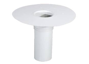 Outlet - PVC Downpipe (Smooth Flange) 240mm & 600mm Long - Multiple Diameters available.