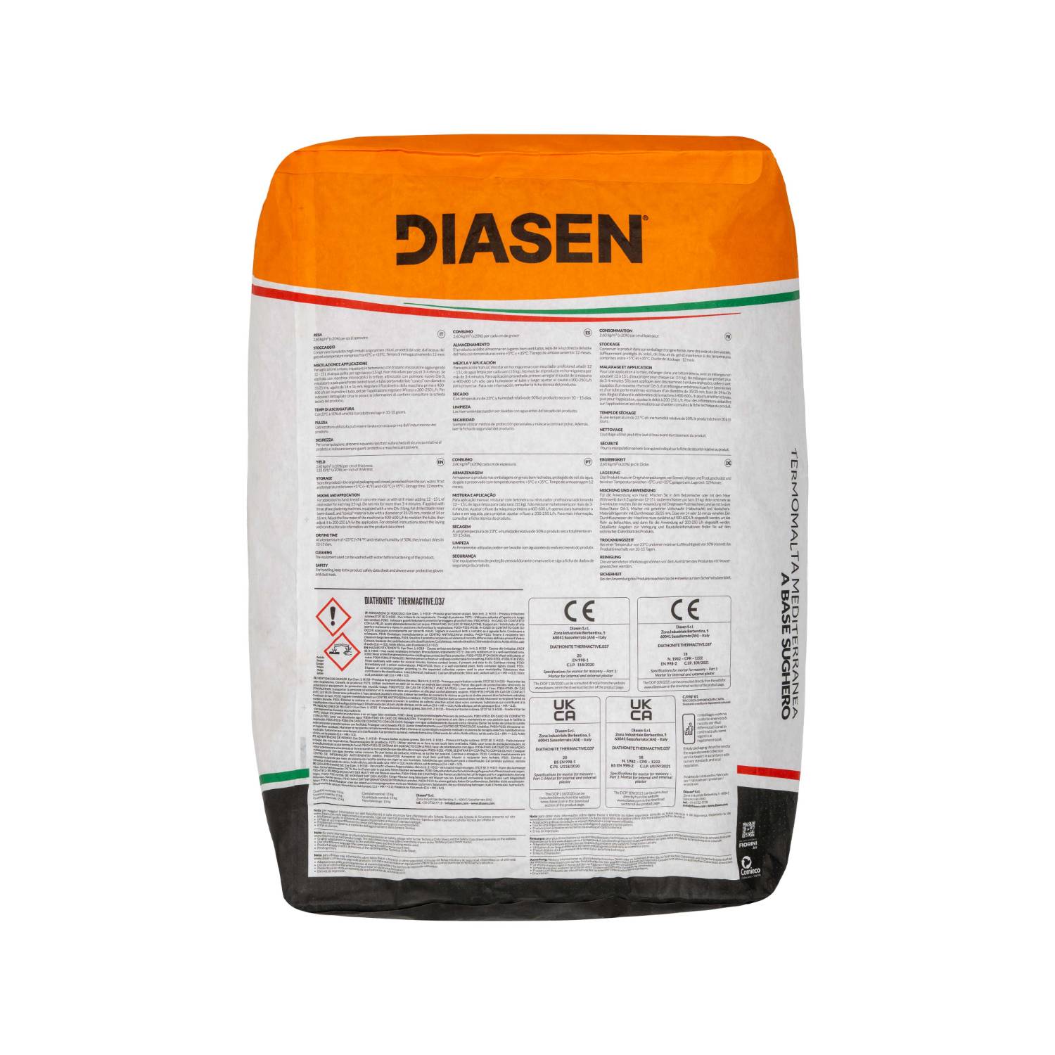 Diasen Diathonite Thermactive.037 - Cork/Lime Thermal Insulating Plaster