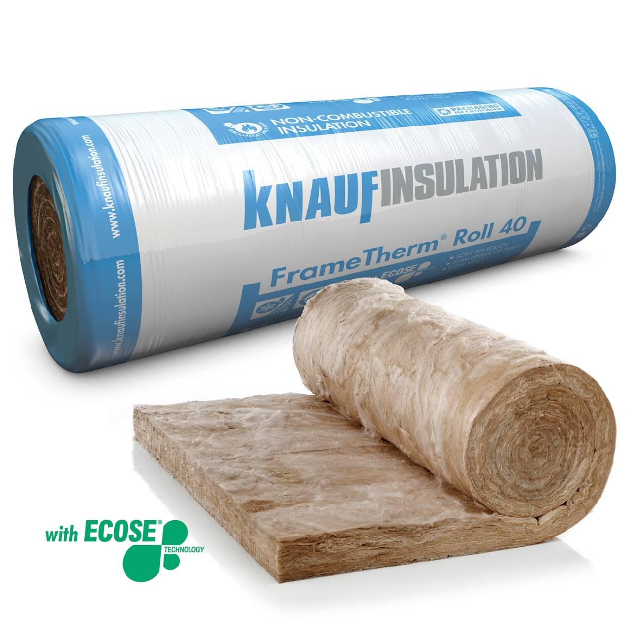 Knauf Insulation - FrameTherm® Roll 40 (Ready-cut) - Timber Frame Insulation