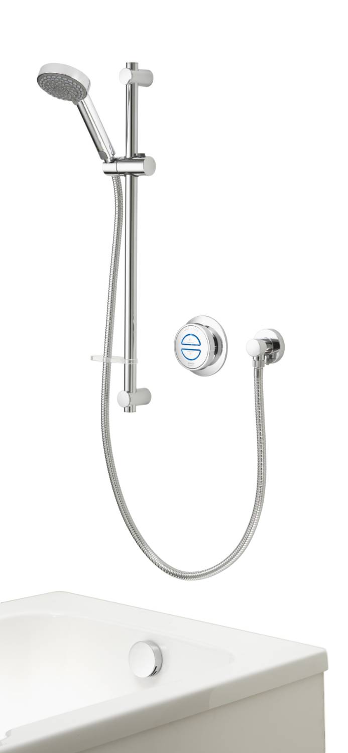 Quartz Classic Smart Divert Concealed Shower With Adjustable Head And Bath Fill