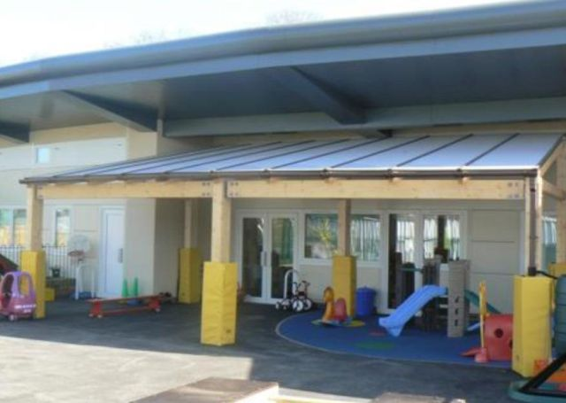 Tarnhow Mono Free Standing Timber Canopy - Polycarbonate Roof