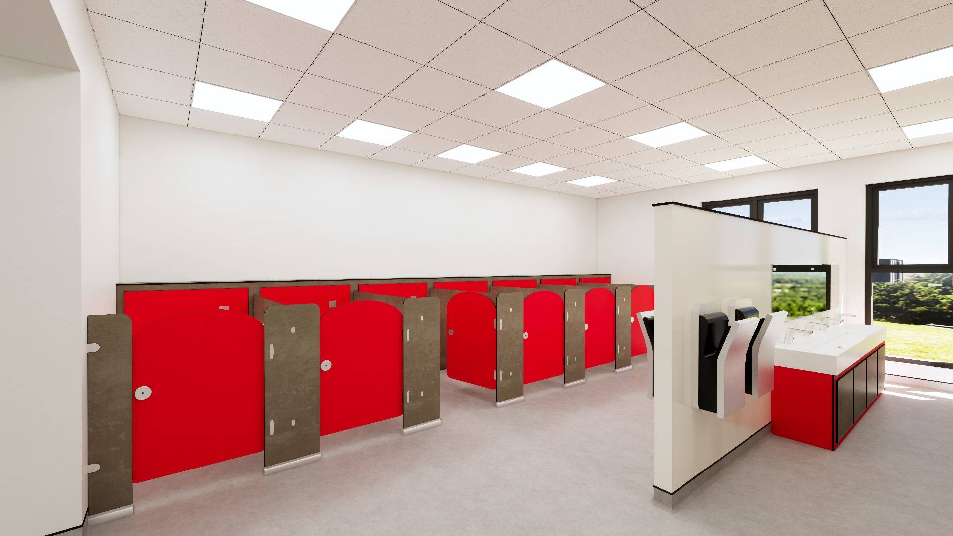 Eos - Infant Height Cubicle - Panel Cubicle