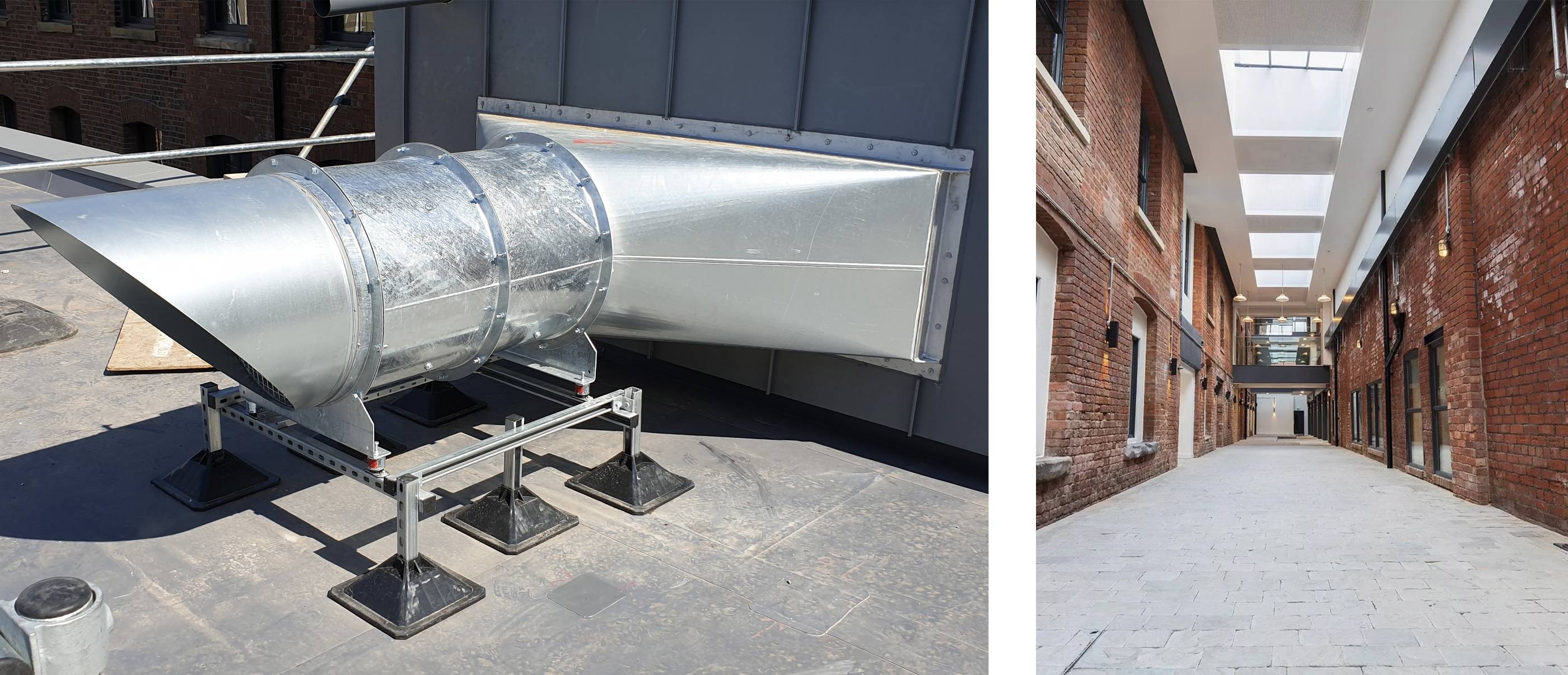 Natural and mechanical smoke ventilation at The Press D+H UK NBS Source