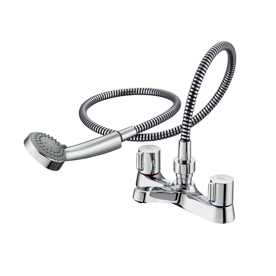 Alto Dual Control Two Hole Bath Shower Mixer