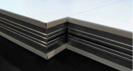 65 mm Aluminium honeycomb core ceiling panel