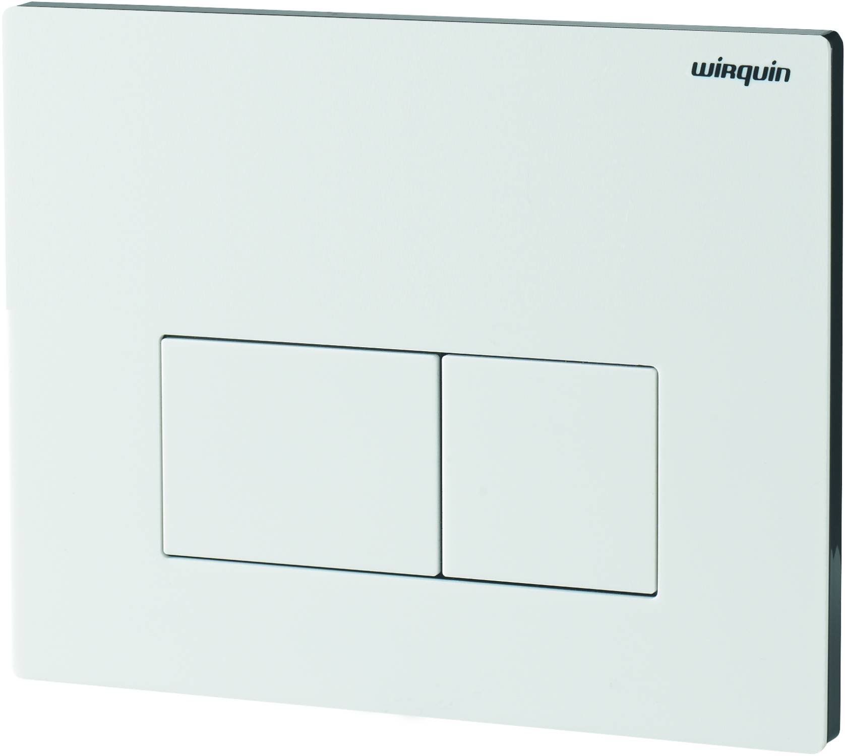 WHITE DESIGN CONTROL PLATE  - WC Flush Plate