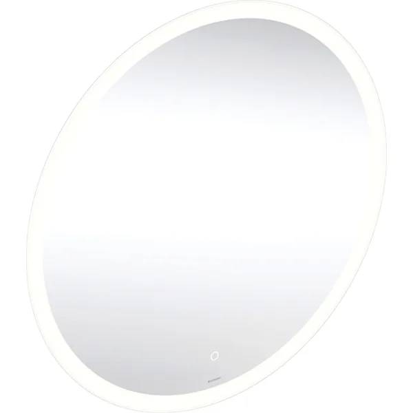 Geberit Option Round illuminated mirror with direct and indirect lighting