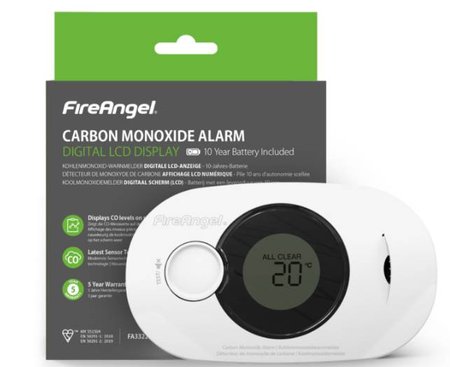 FA3322-EUX10 - Carbon Monoxide Alarm