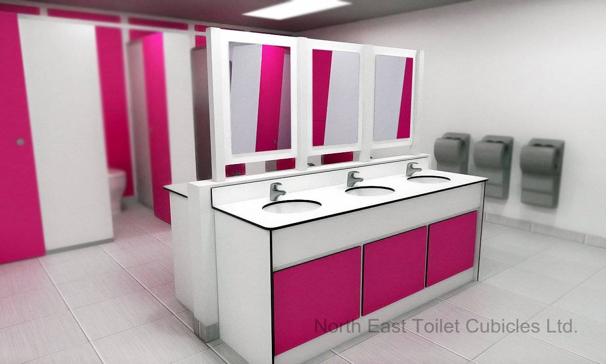 Compact Flat Panel - Washroom Vanity Unit