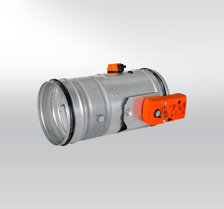 FDMR 60 - Circular EIS Fire Damper (Ø100-400mm)  - Manual/Motorised - Fire Damper