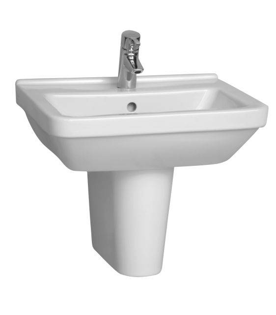 VitrA S50 Washbasin, 55 cm, Square, 5309