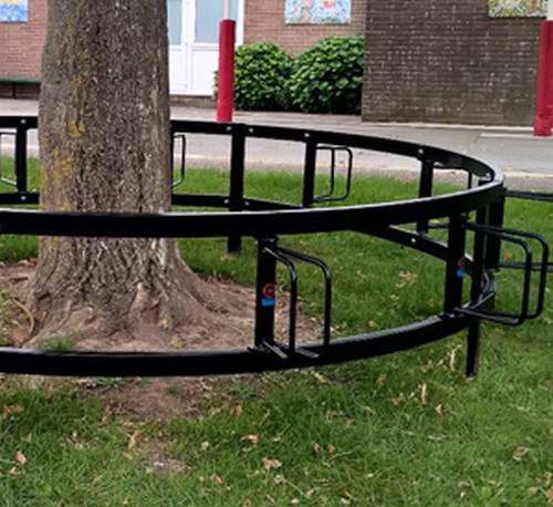 Circular Cycle Rack