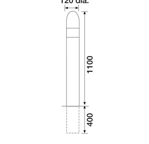 Whitmore Recycled Plastic Bollard