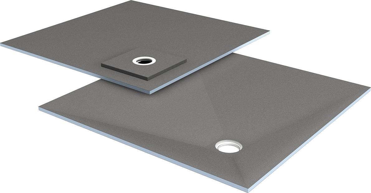 wedi Fundo Ligno Corner Drain - Shower tray/ shower former