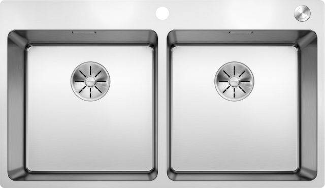 Andano Stainless Steel Inset Double Bowl