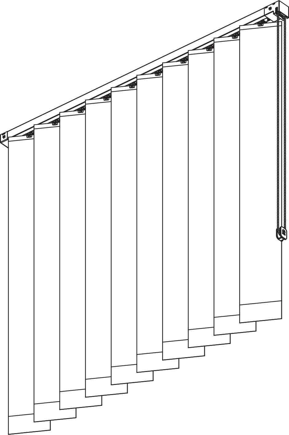 Vertical Blind - Chain Operated - Silent Gliss SG 2910