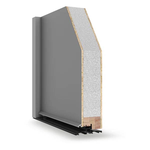 S305A/T Inward Open Timber / Alu-Clad Timber Panel Entrance Door