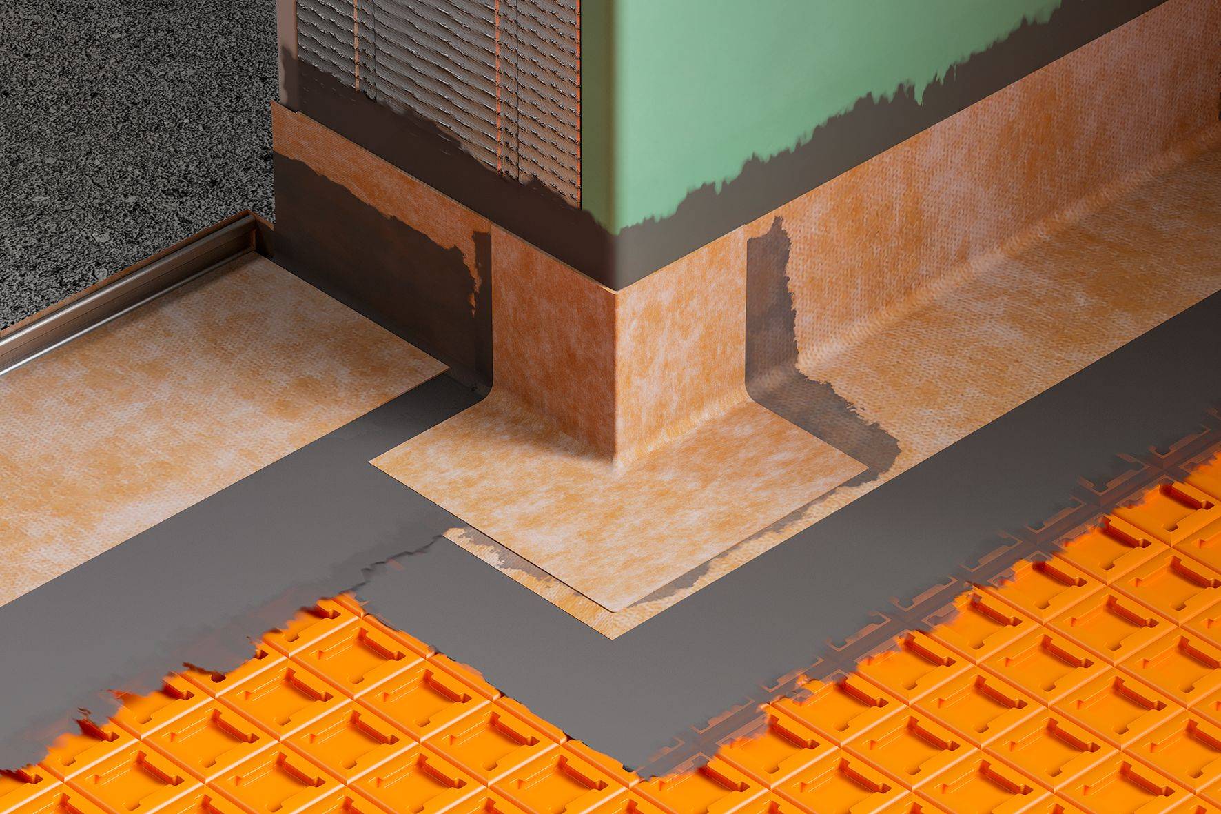 Schlüter-KERDI-CID - Waterproofing Set for Door Openings