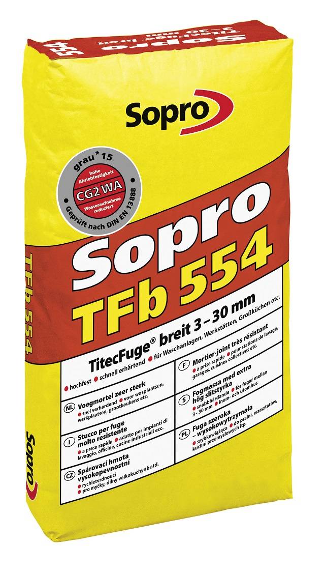 Sopro Grout TFb 554 – High Strength Tile Grout