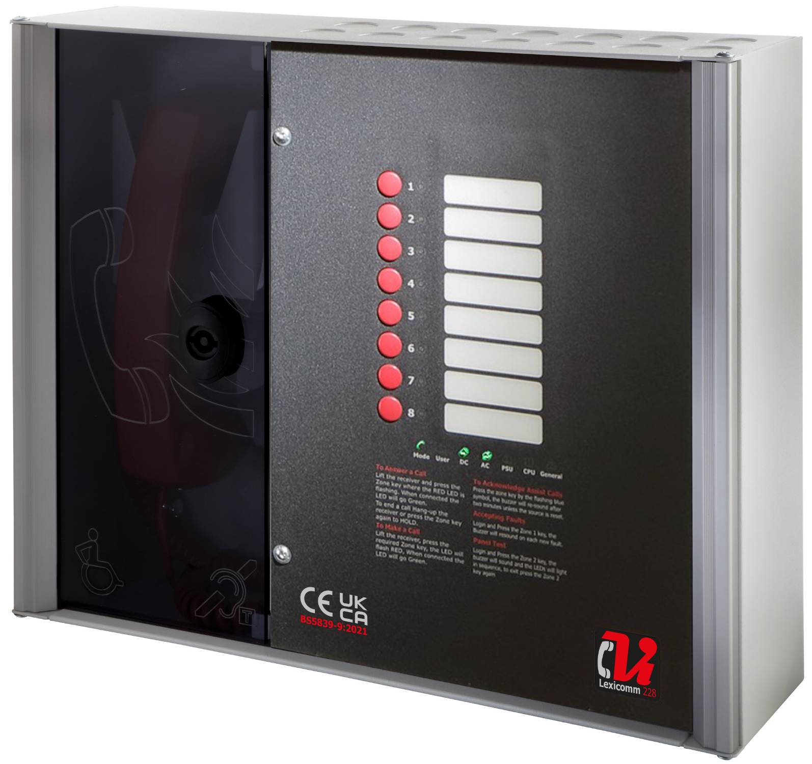 Lexicomm 228 Network Master Station - Emergency Voice Communication System 