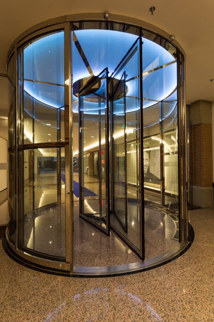 Emergency Escape Revolving Door