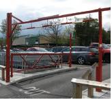 Height Restrictors Swing with Swing Gate