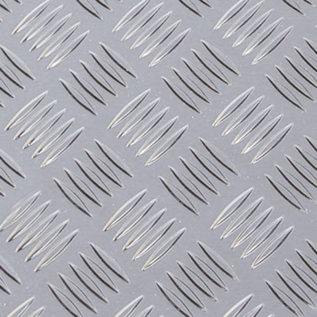 Aluminium Chequer Plate 5 Bar Tread