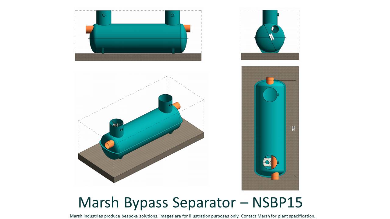 Marsh Hydroil™ Bypass Separator - Bypass Oil Separator