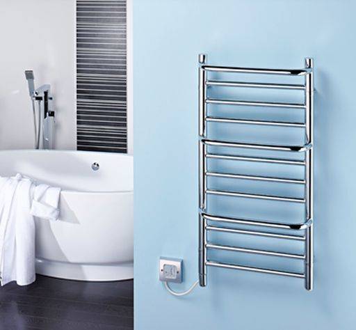 CPTS Stepped Towel Rails Chrome 