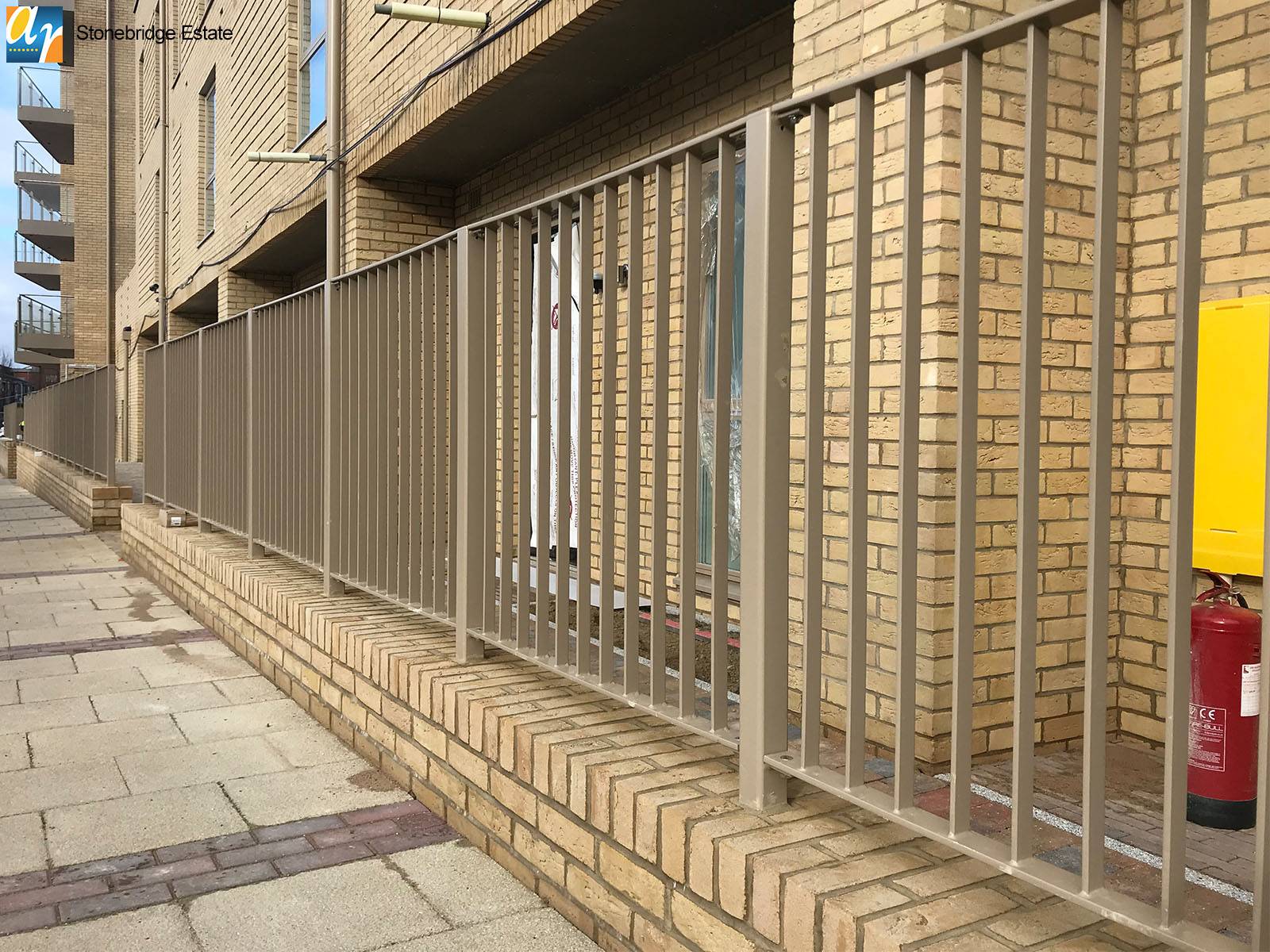Flat Bar Steel Railings – Contemporary Mild Steel Fencing