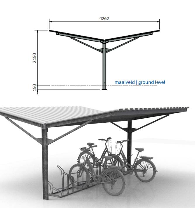 FalcoLempo Bike Shelter Range - Hardwood Cycle Shelter Range