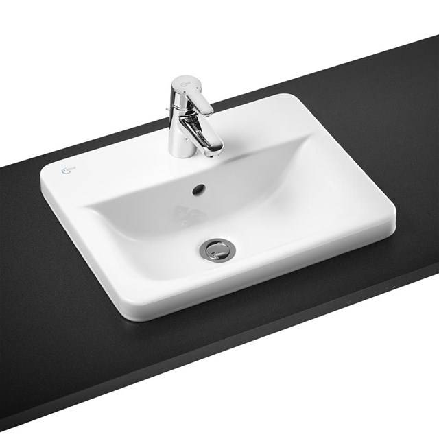 Concept Cube 50/58cm Countertop Washbasin