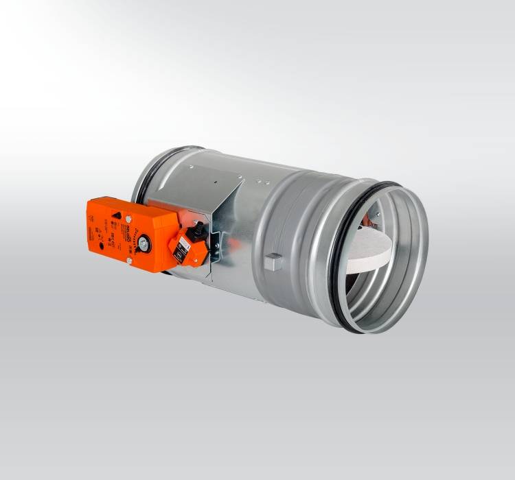 FDMR - Circular EIS Fire Damper (Ø100-800mm) - Manual/Motorised - Fire Damper