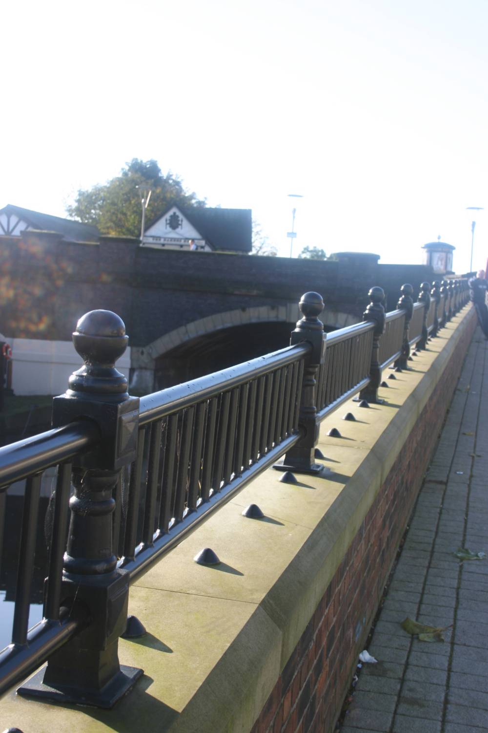 ASF Balmoral Recycled Cast Iron Parapet Panel Post