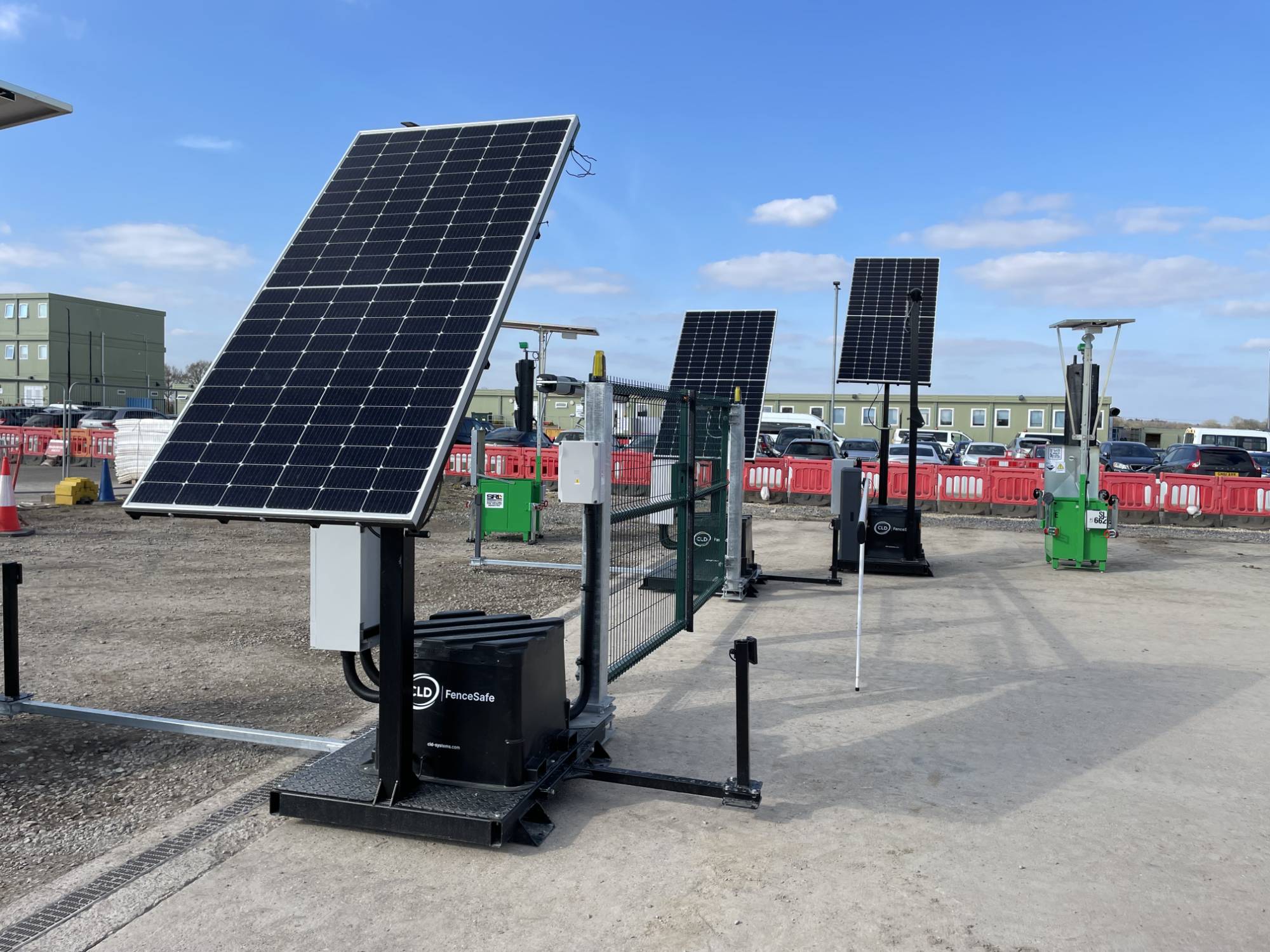 LockMaster Solar Security Gate