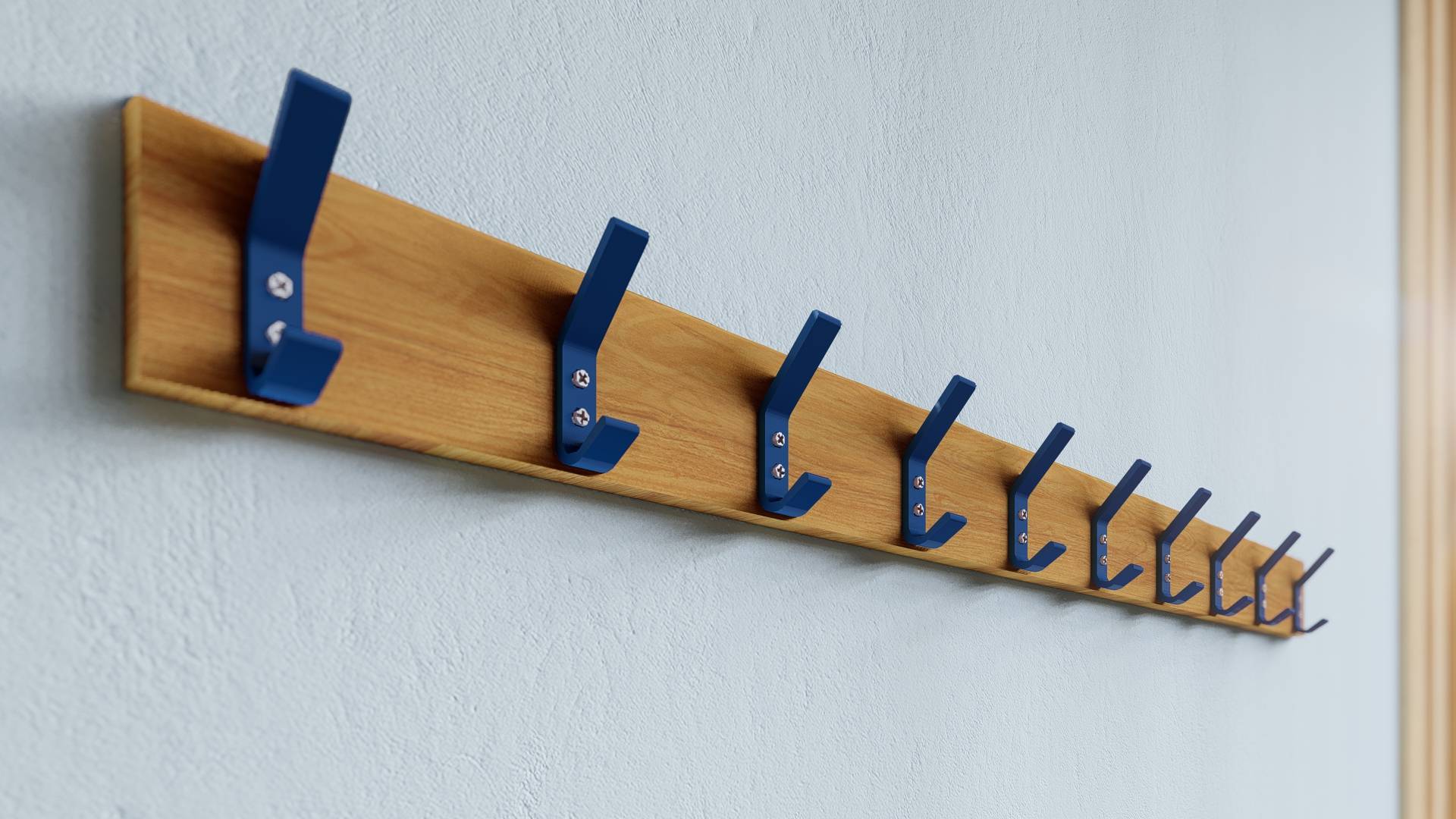 WB Peg Rail Coat clothes hook rail/ peg rail. Boyco (UK) Ltd NBS BIM Library