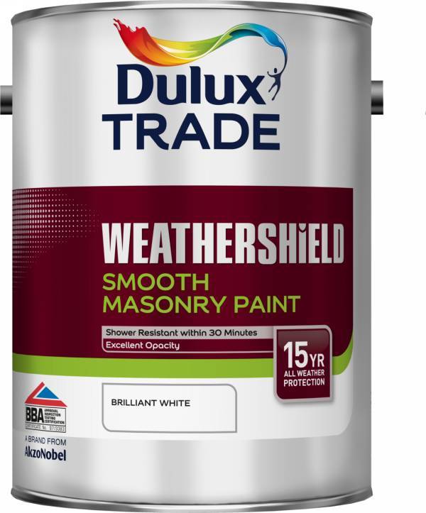Dulux Trade Weathershield Maximum Exposure Smooth Masonry Paint