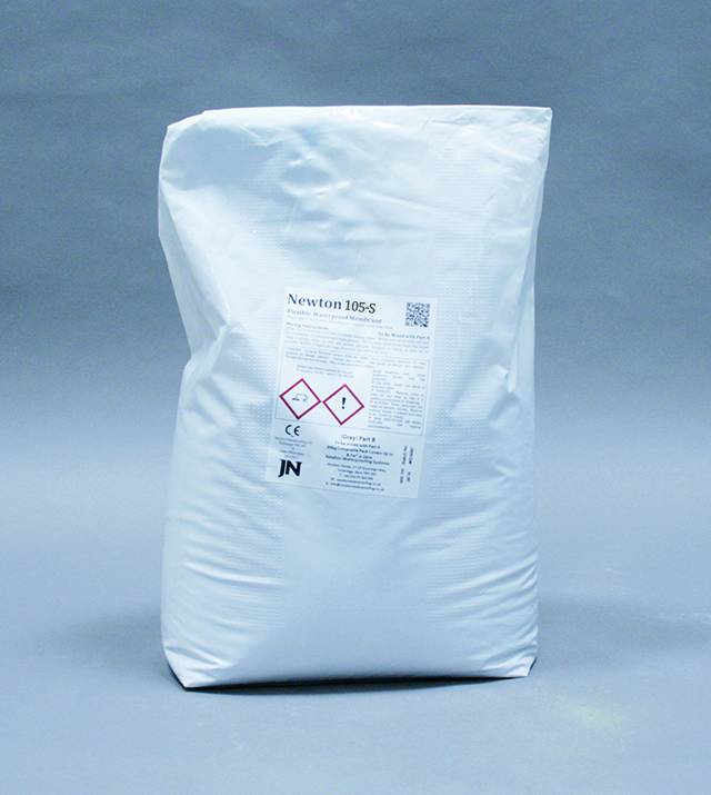 Single-component, Cement-based, Waterproof Tanking Slurry - Newton HydroCoat 105 1K - Cementitious Waterproofing Slurry/Mortar