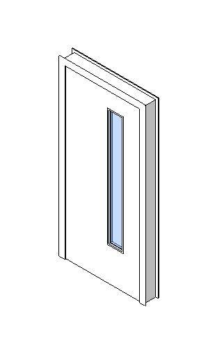 Internal Single Door, Vision Panel Style VP03