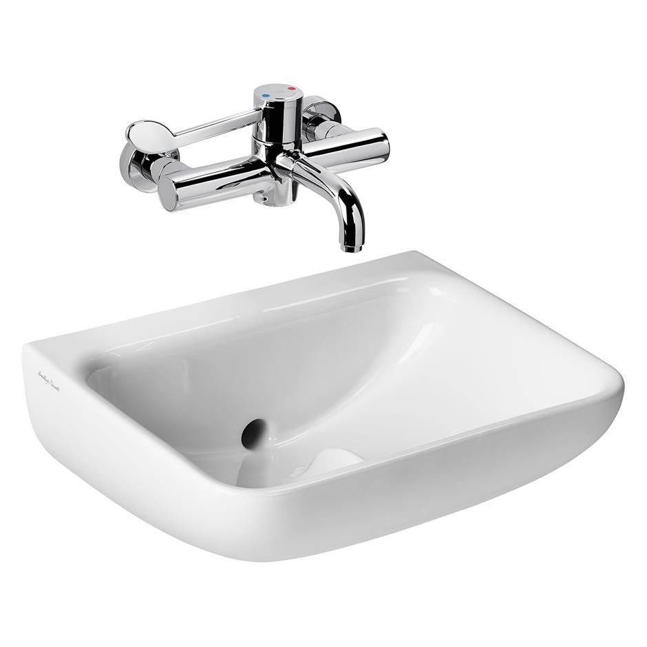 Contour 21+ 50cm Back Outlet Washbasin, Left or Right Hand Tap Holes