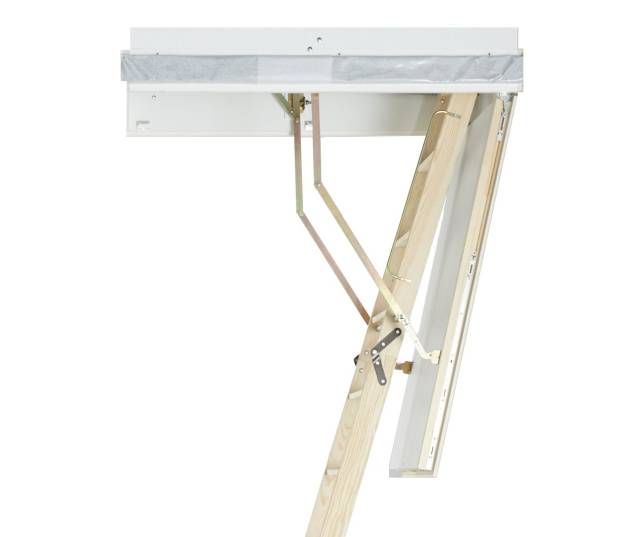 Designo - Wooden Loft Ladder - Insulated Loft Hatch - Loft Ladder