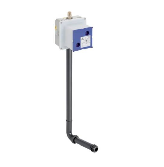 Geberit installation set with flush pipe, for urinal flush control, universal