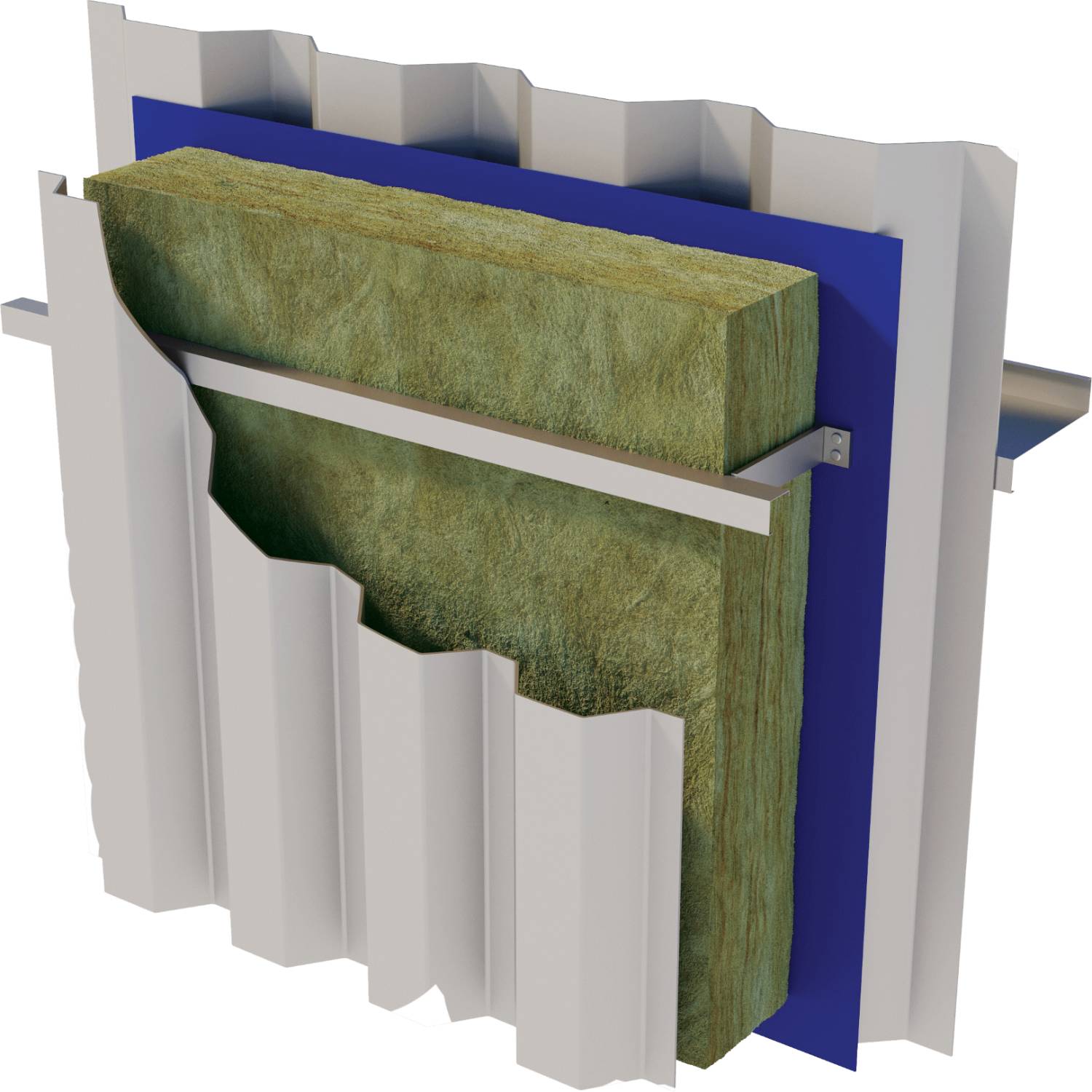 URSA HOMETEC ROLL 32  - Built-Up Metal Roof and Wall Insulation