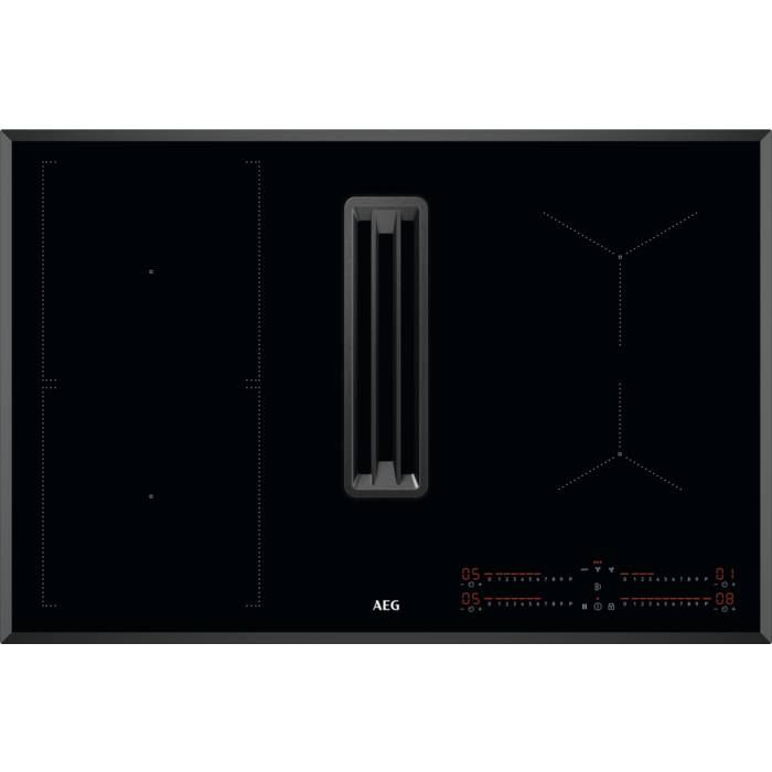 AEG ECOLINE INDUCTION EXTRACTOR HOB 80CM RECIRCULATION - CCE84543FB