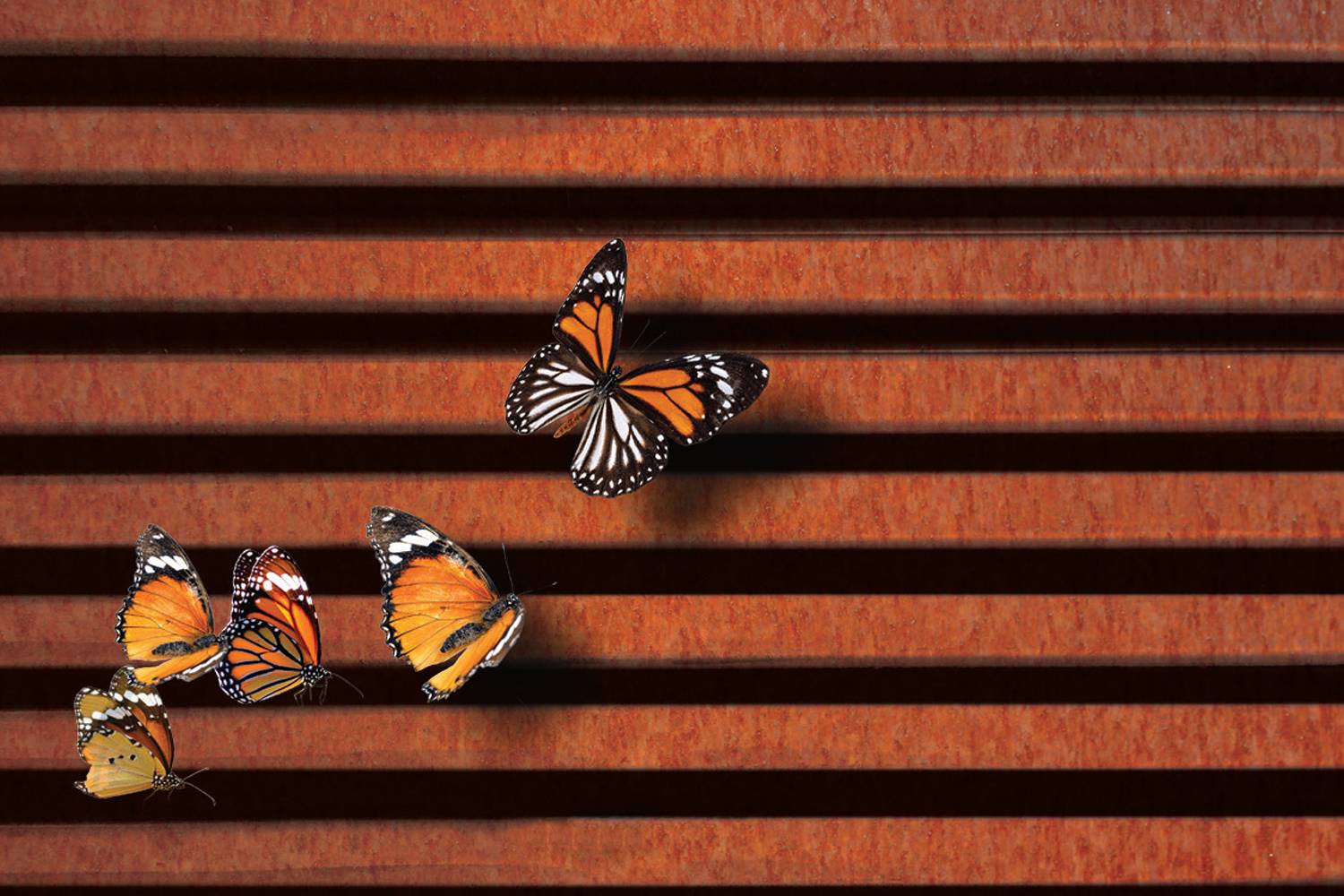 Italia-Corten - Weathering Steel Louvre Cladding Barrier