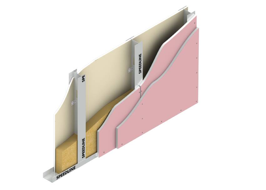 SPEEDLINE Shaft Encasement Systems Utilising Siniat Board