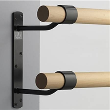 Wall-mounted Double Ballet Barre Bracket 