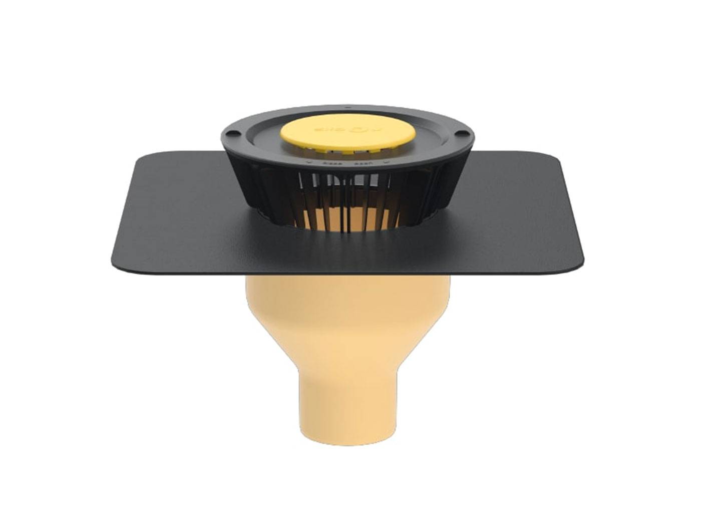 Bauder Bitumen Vertical Outlet DN 70 & 150 - Thermally Insulated Rainwater Outlet