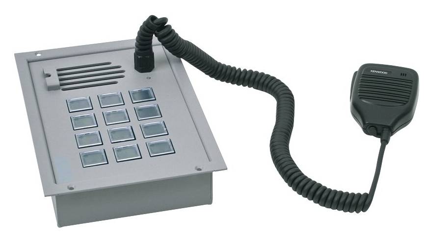 12 Button Extendable)  Firefighters Microphone DCSF1 with Redundant back up, EN54-16 Certified -583503.RE - Redundant Fire Brigade Stations